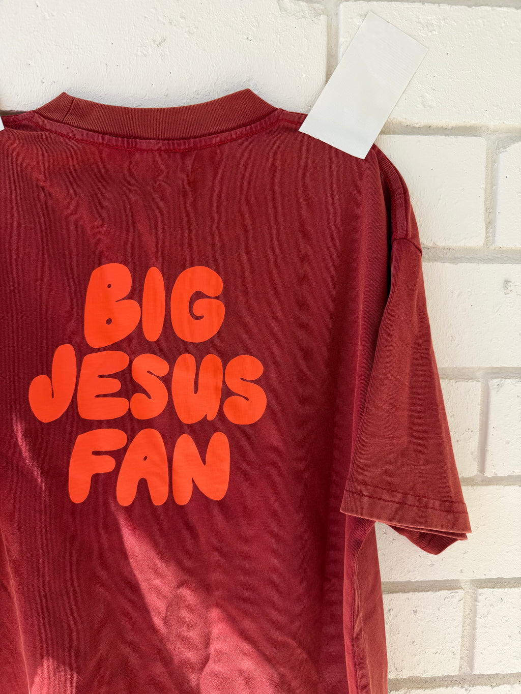 big kids BJF tee in red