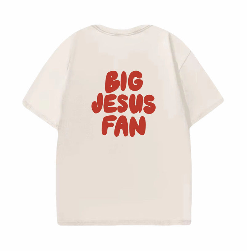 adults BJF tee in beige