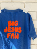 big kids BJF tee in blue