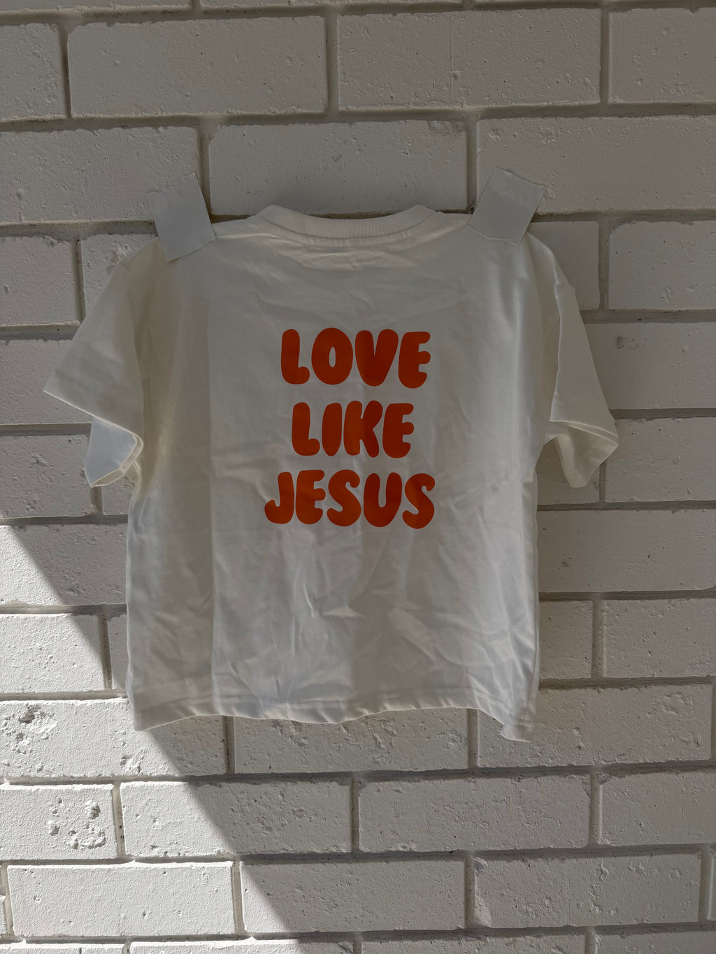 little kids LLJ tee in white