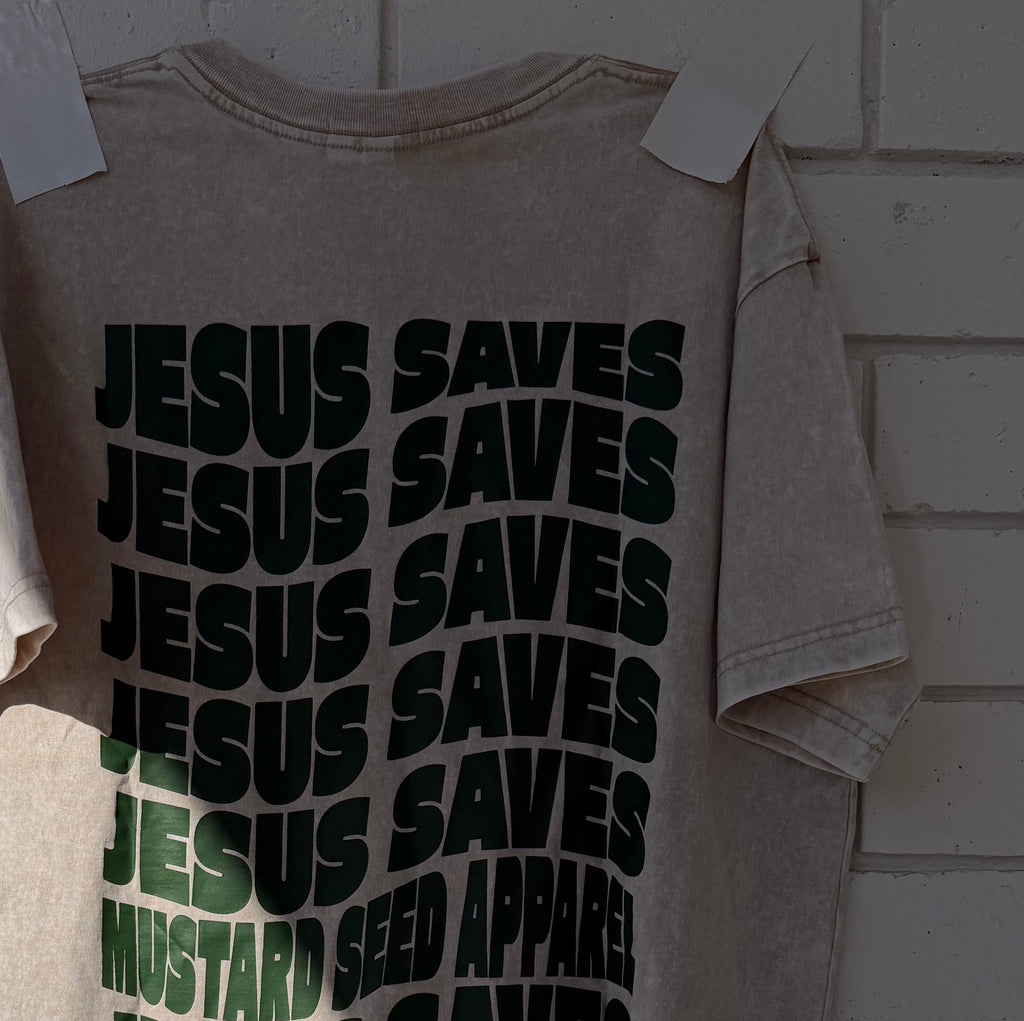 Adults Jesus Saves Tee