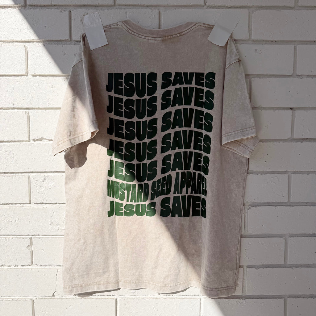 Adults Jesus Saves Tee