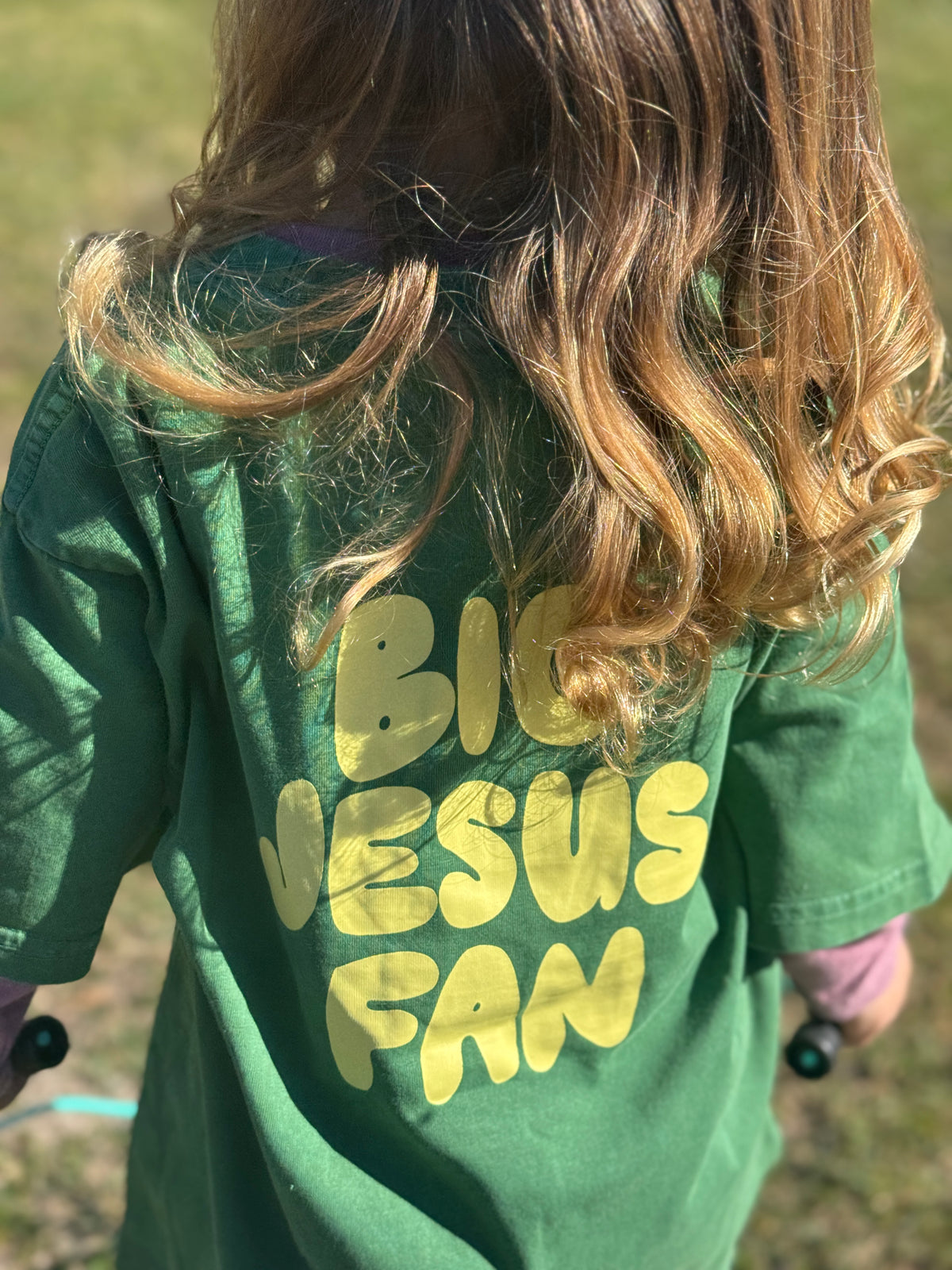 Kids BJF tees with lemon text