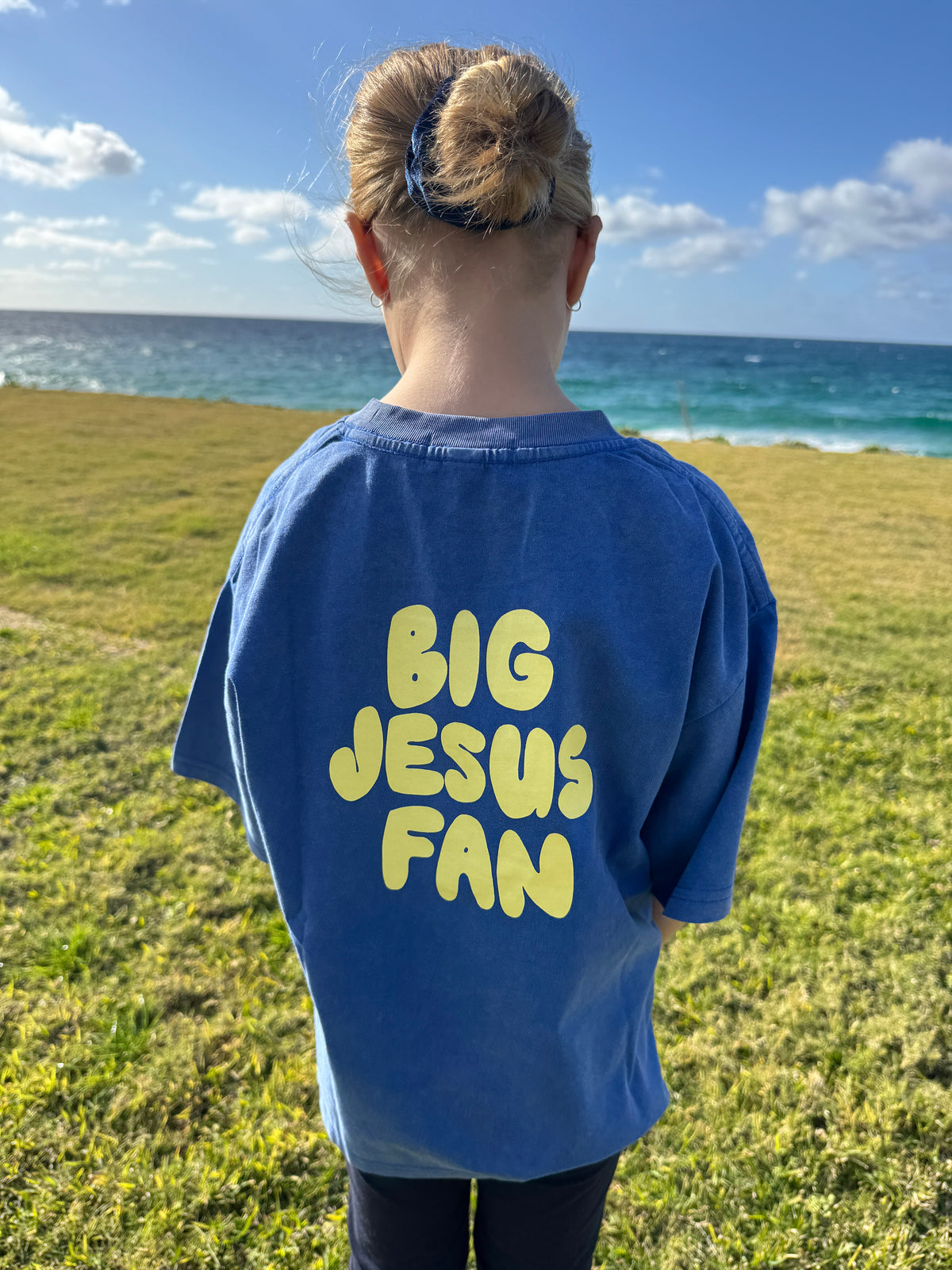 Kids BJF tees with lemon text