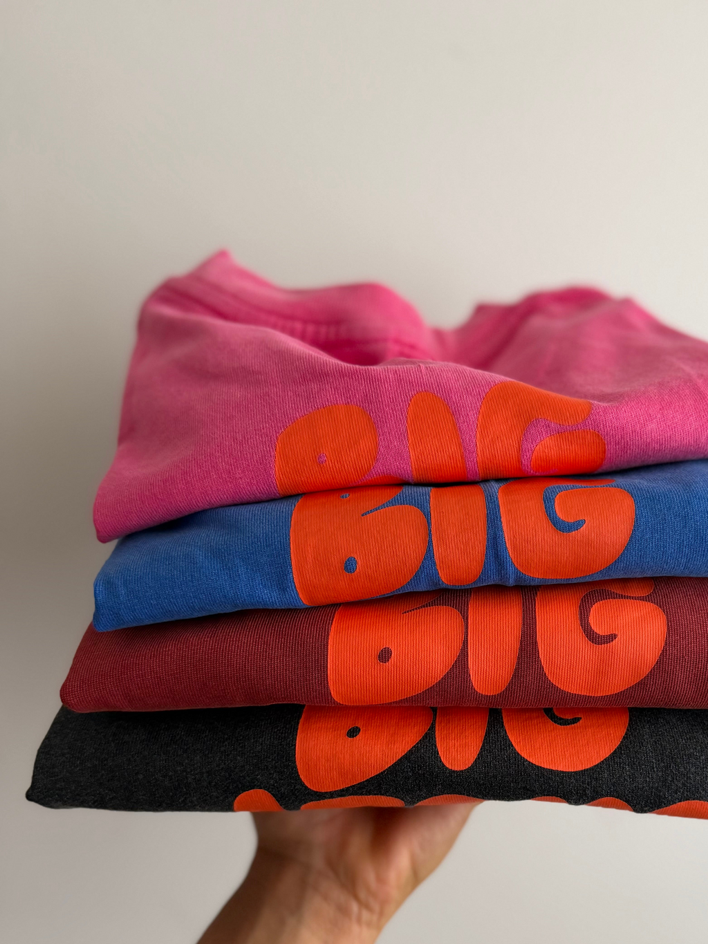 big kids BJF tee in pink