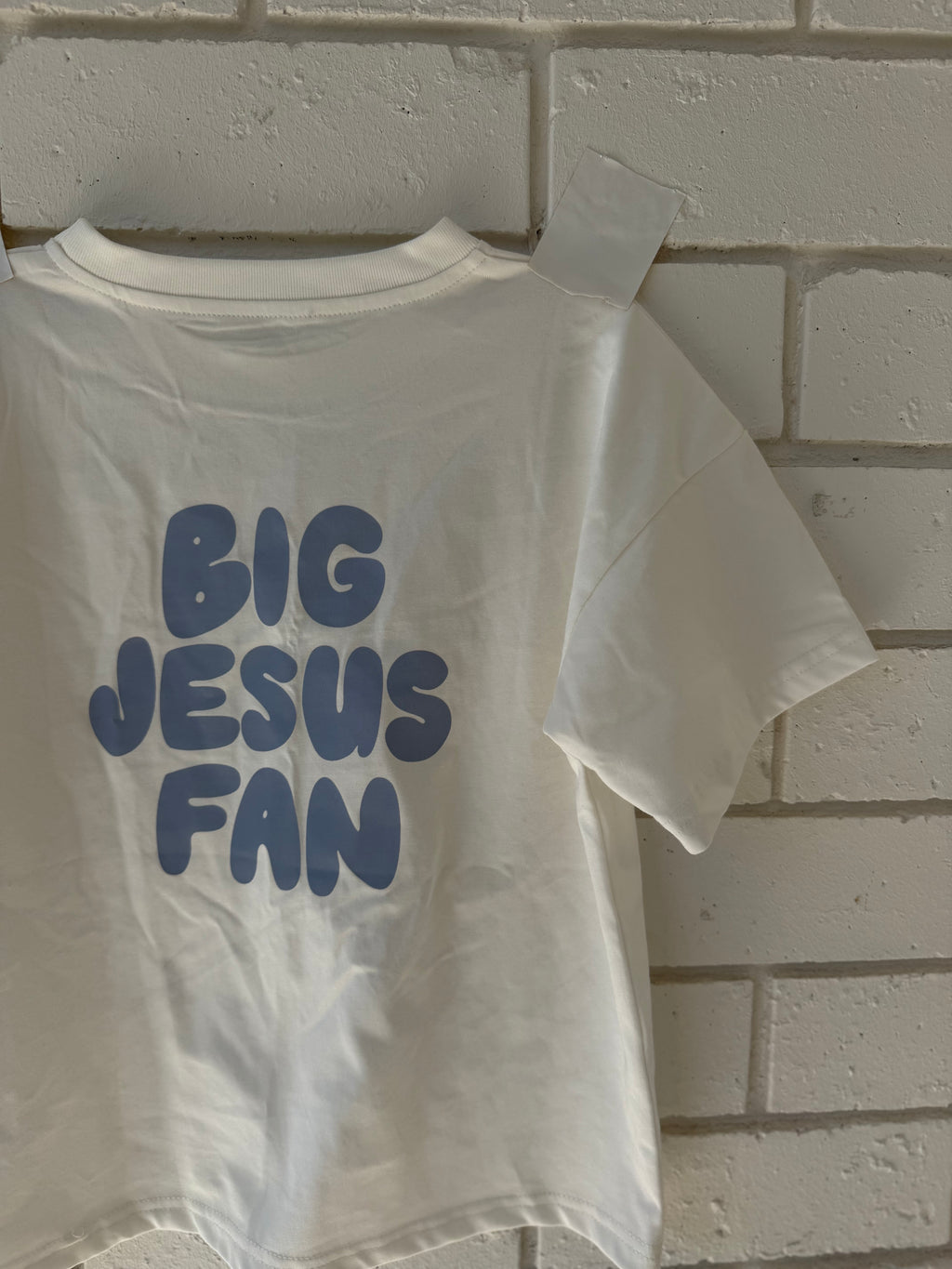 little kids BJF tee in white