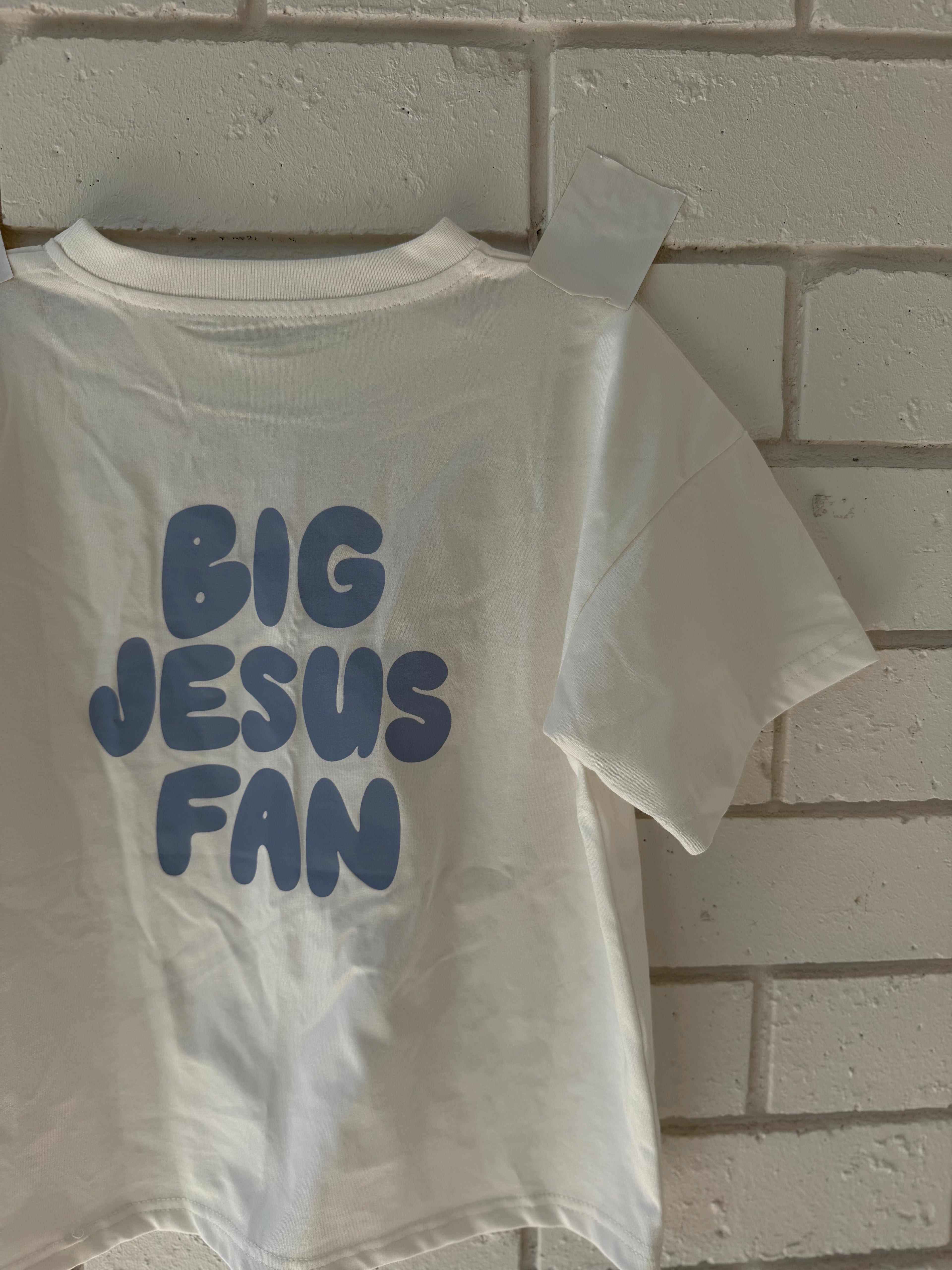 little kids BJF tee in white