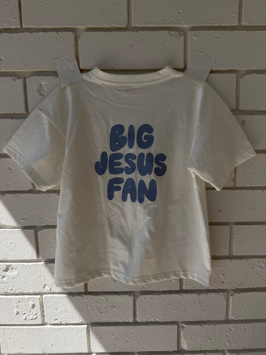 little kids BJF tee in white