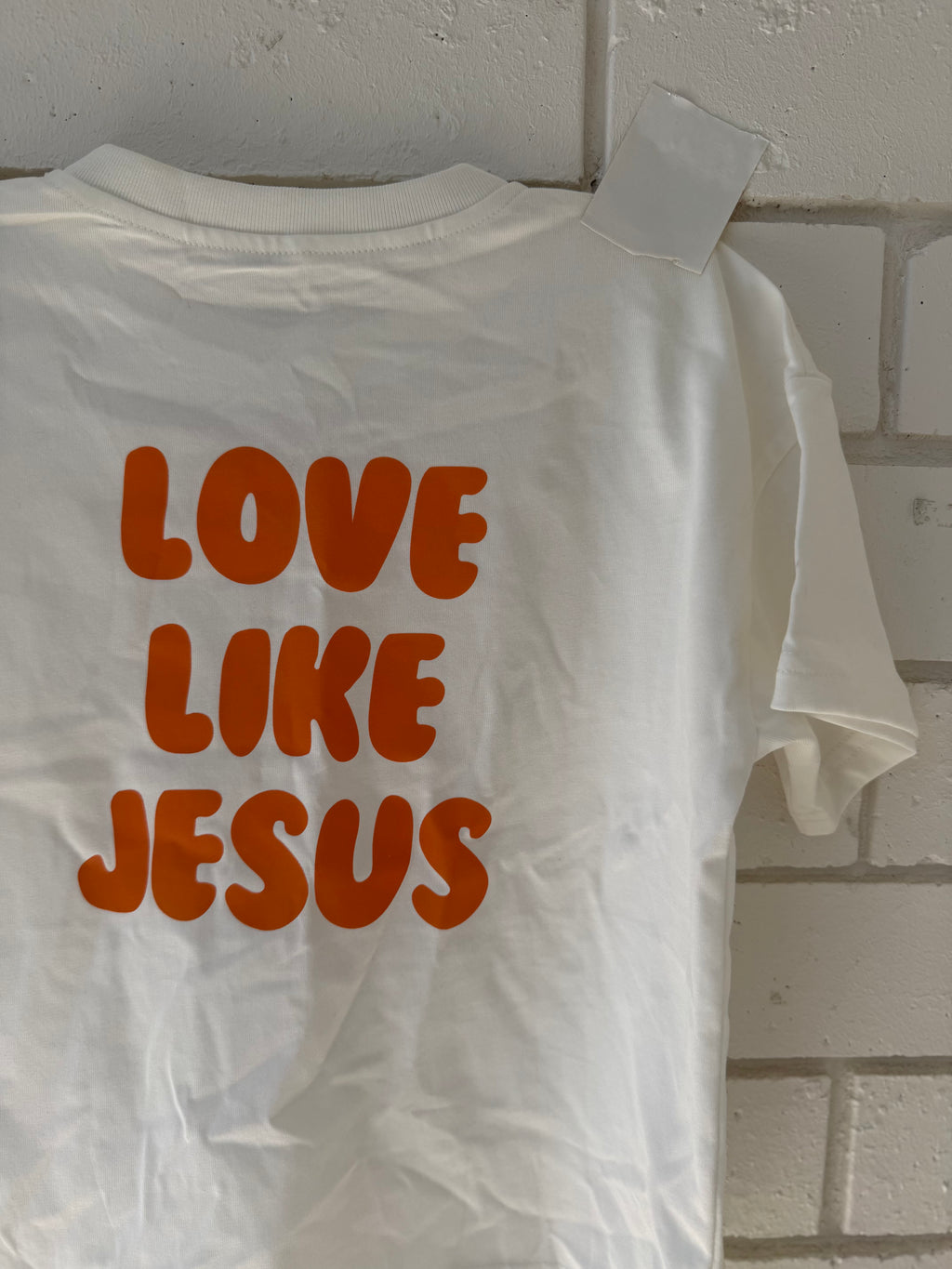 little kids LLJ tee in white